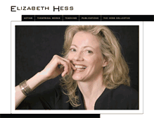 Tablet Screenshot of elizabethhess.net